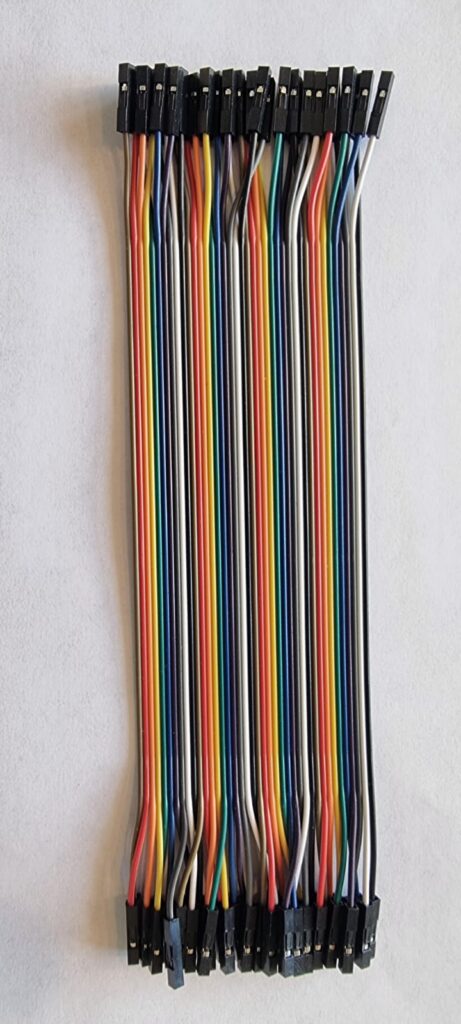 Jumper wires 20 cm female/female (bundle 40 pieces)
