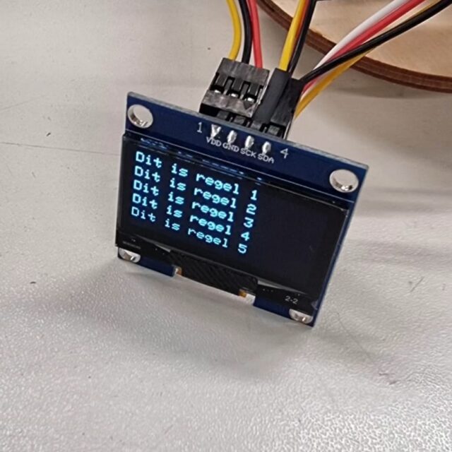 Oled scherm groot